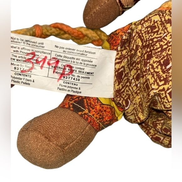The Lion King Simba Plush Broadway Musical Show Stuffed Doll Tribal Chothing 8" - Picture 5 of 6